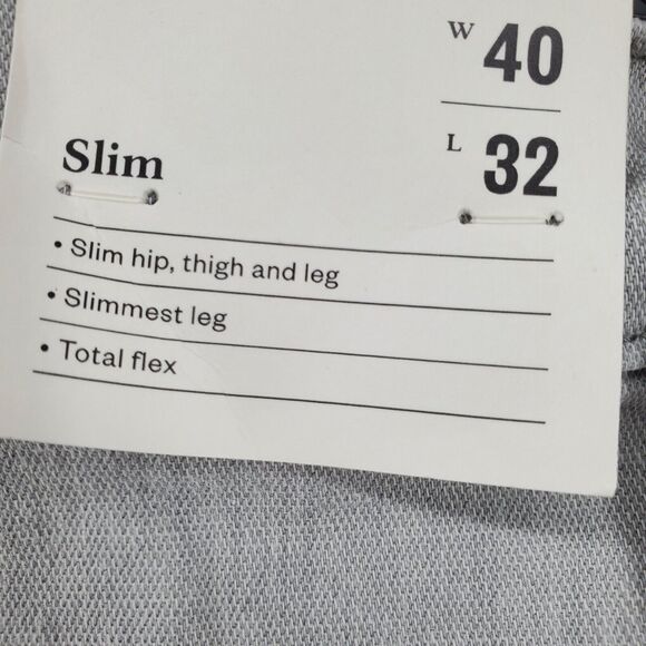 Goodfellow & Co Men's 40W‎ x 32L Premium Light Gray Slim Lightweight Denim New - Picture 4 of 5